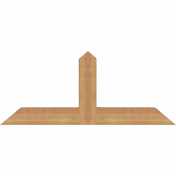 Ekena Millwork Portland Timber Gable Bracket, Western Red Cedar, 36"W x 15"H x 3 1/2"D x 3 1/2"F, 10/12 Pitch GBW036X15X0404POR00SWR - main